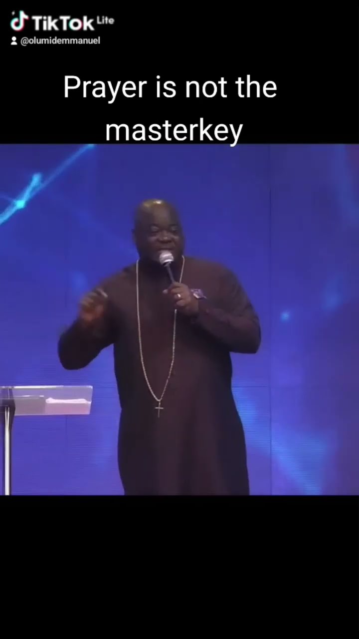 There are doors where prayer couldn't open but forgiveness, giving, holiness, and love will